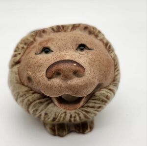 Vintage UCTCI Japan Stoneware Lion Creamer MCM